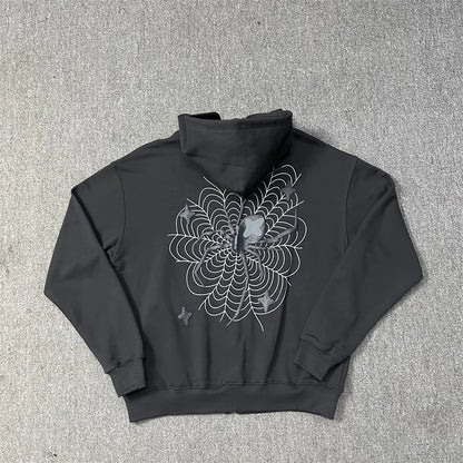 Broken Planet Cotton Hooded Sports Set with Zipper