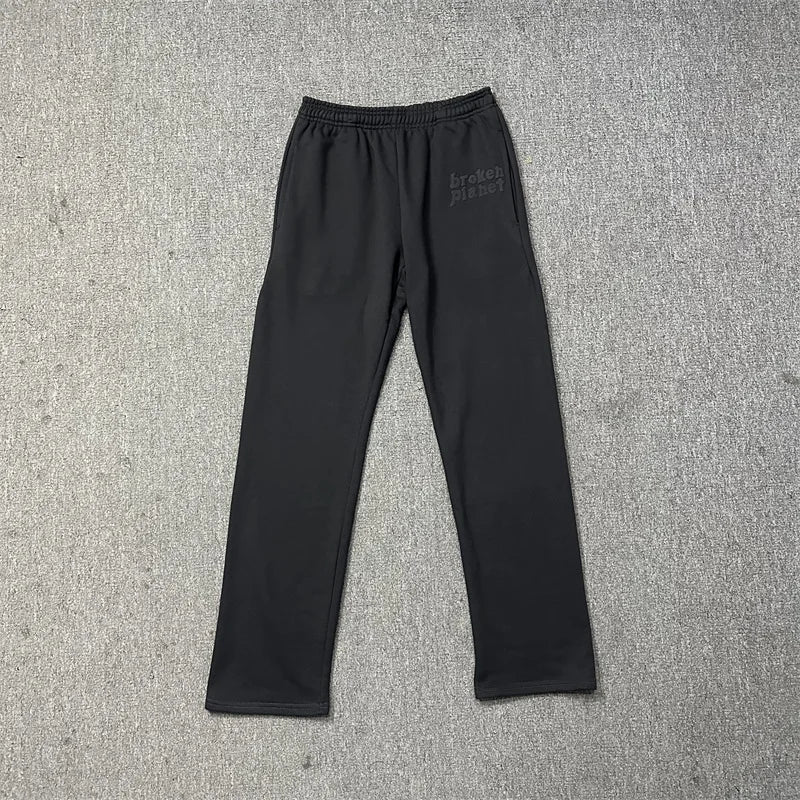 Broken Planet Cotton Hooded Sports Set with Zipper